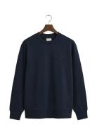 Reg Tonal Shield C-Neck Sweat Tops Sweat-shirts & Hoodies Sweat-shirts...