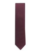 Tie Cm 6 Slips Burgundy HUGO