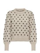 Jdysigrid Life L/S On Puff Pull Knt Noos Tops Knitwear Jumpers Cream J...
