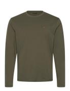 Salis Ls 1 Tops T-shirts Long-sleeved Khaki Green Napapijri