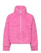 Blurry Cloud Rg Outerwear Fleece Outerwear Fleece Jackets Pink Roxy