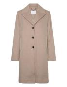 Coat Wool Ullfrakk Frakk Beige Gerry Weber Edition