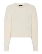 Cotlonbbhera Knit Tops Knitwear Jumpers Cream Bruuns Bazaar