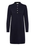 Reg Ls Pique Polo Dress Kort Kjole Navy GANT