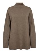 Bs Guro Regular Fit Knitwear Tops Knitwear Turtleneck Brown Bruun & St...