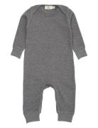 Modal Full Body Romper Langermet Bodysuit Grey Copenhagen Colors