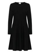 Kamalina Knit Dress Kort Kjole Black Kaffe