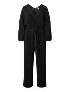 Yasolinda Ls Ankle Jumpsuit S. - D2D Bottoms Jumpsuits Black YAS