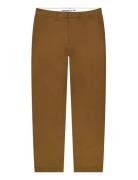 Regular Chino Bottoms Trousers Chinos Brown Lee Jeans