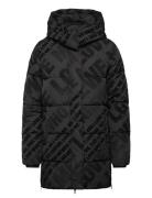 Padded Cadera Flock Fôret Kåpe Black Desigual