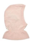 Lt. Knitted Merino Balaclava With Frill Accessories Headwear Balaclava...