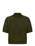 Kacuba Pullover Tops Knitwear Jumpers Khaki Green Kaffe