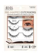 Pre-Mapped Extensions Wispy Øyevipper Sminke Black Ardell