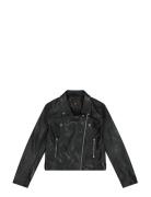 Moto Jacket Skinnjakke Skinnjakke Black Lee Jeans