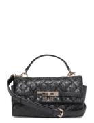 Idra Top Handle Flap Bags Top Handle Bags Black GUESS