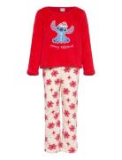 Pyjama Pyjamas Sett Red Lilo & Stitch