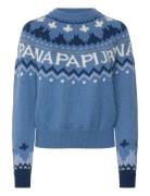 D-Fiames C W Tops Knitwear Jumpers Blue Napapijri