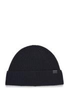 Filippo Accessories Headwear Beanies Navy BOSS