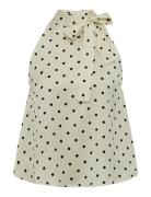 Palet-M Tops T-shirts & Tops Sleeveless White MbyM