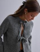 Object Collectors Item - Grå - Objparvi Knit Cardigan Noos