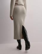 Object Collectors Item - Beige - Objreynard Hw Knit Skirt Noos