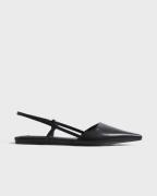 Nelly - Svart - Slingback Flat