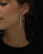 Pilgrim - Gull - SIDNEY Crystal Hoop Earrings