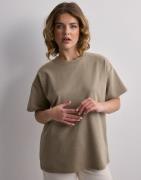 Pieces - Beige - Pcskylar Ss Oversized Tee Noos