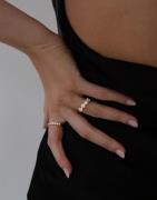 Muli Collection - Gull - Quatro Zirconia Ring