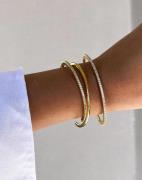 Muli Collection - Gull - Zirconia Bangle Bracelet