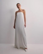 Vero Moda - Hvit - Vmsarah Sl Flowy Maxi Dress