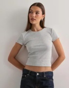 Vero Moda - Grå - Vmchloe Ss Short Top Ga Jrs Noos