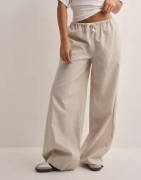 Nelly - Beige - Pull On Linen Pants