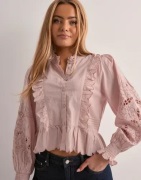 Neo Noir - Rosa - Petrine Embroidery Blouse