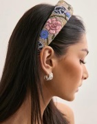 BECKSÖNDERGAARD - Multi/Mønstrete - Fleuriora Wide Beaded Hairbrace