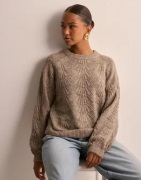 Object Collectors Item - Brun - Objflora Re L/S Knit Pullover Noos