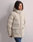 Pieces - Hvit - Pcnorma Puffer Jacket Bc