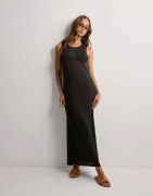 Selected Femme - Svart - Slfmoon Sus Sl Knit Dress