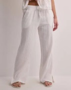 JDY - Hvit - Jdytheis Life Wide Slit Pant Wvn No