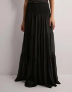 Michael Kors - Svart - Smocked Maxi Skirt