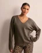 Mercer Amsterdam - Brun - Objreynard V-Neck Pullover Noos