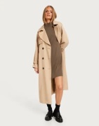 Vero Moda - Brun - Vmnancy Ls Funnelneck Dress Noos