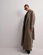 OBJECT - Brun - Objclara Oversize Wool Coat a Div