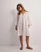 Only - Hvit - Onlthyra Peplon Dress Noos Wvn