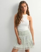 Vero Moda - Multi/Mønstrete - Vmsmilla Hw Smock Short Skirt Wvn G