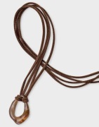 Muli Collection - Brun - Resin Necklace