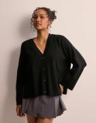 OBJECT - Svart - Objester L/S Cardigan Noos