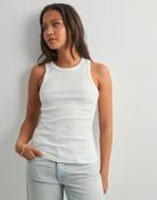 Pieces - Hvit - Pcruka Boxer Tank Top Noos Bc