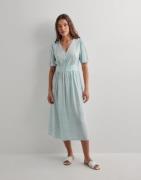 Pieces - Blå - Pctala Ss Midi Dress Noos Bc