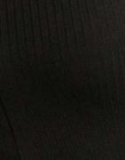 Pieces - Svart - Pckitte Zip Ls T-Neck Top Noos Bc